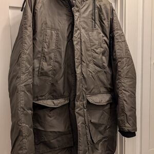 Men's Divided By H&M Military Style Gray Field Jacket